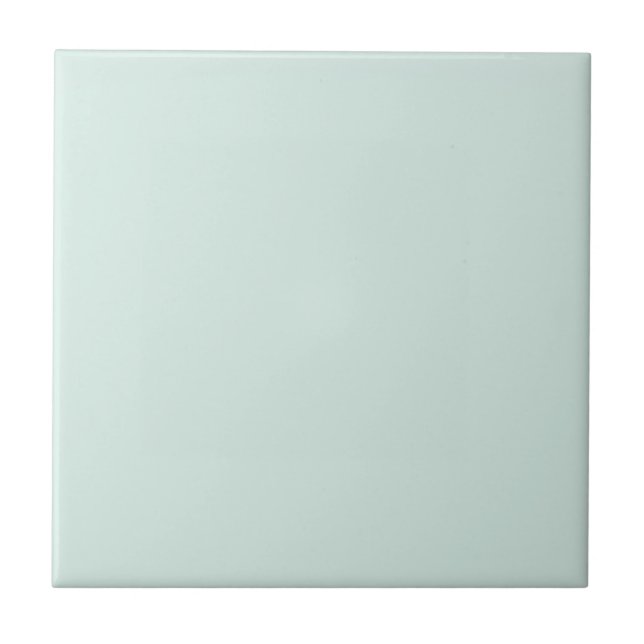 Spring Mint Solid Color Ceramic Tile (Front)