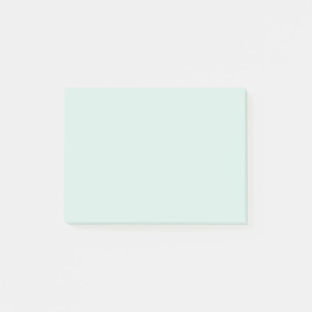 Spring Mint Solid Color Post-it Notes (Front)