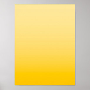 SPRING MOOD – Pastel Yellow deep to light Poster