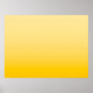 SPRING MOOD – Pastel Yellow deep to light Poster