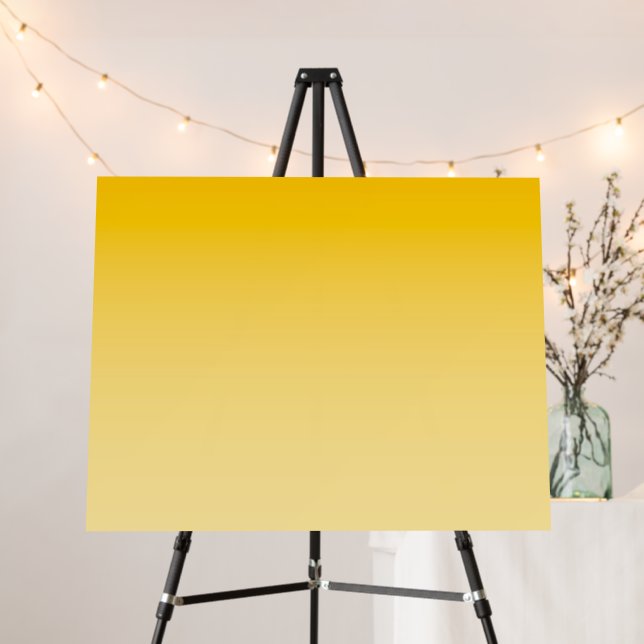 SPRING MOOD – Pastel Yellow | light to deep |  Foam Board (In Situ (Stand))