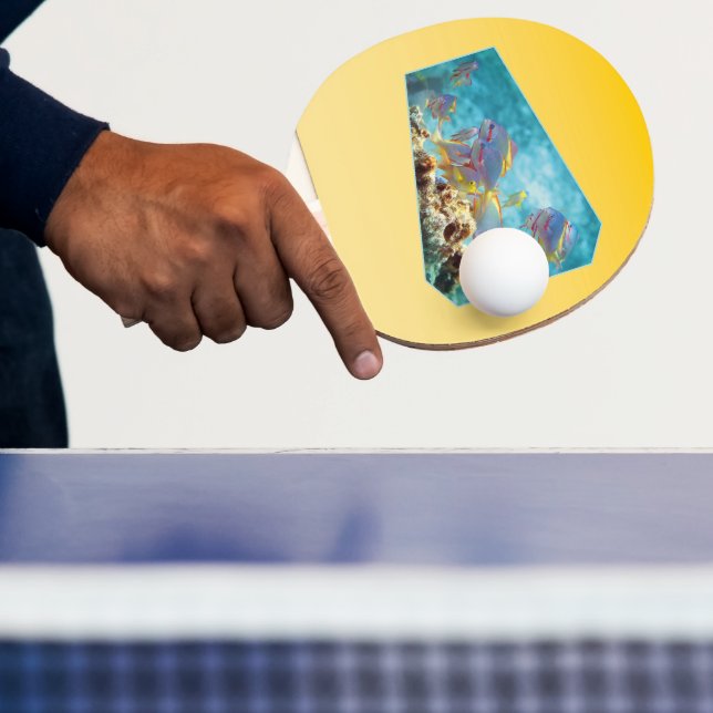 SPRING MOOD – Pastel Yellow | light to deep |  Ping Pong Paddle (Insitu)