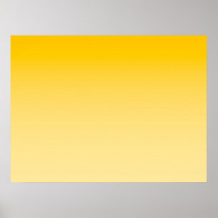SPRING MOOD – Pastel Yellow light to deep Poster