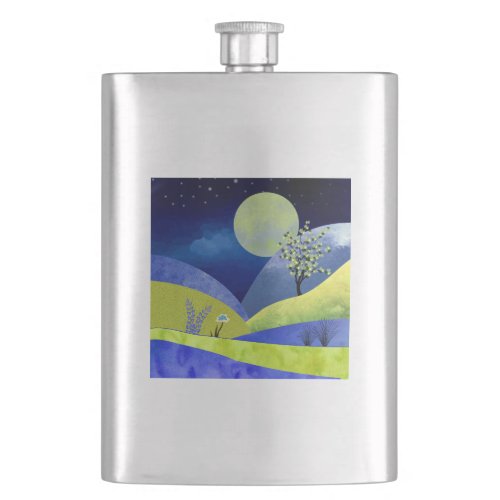 Spring Moonrise Flask