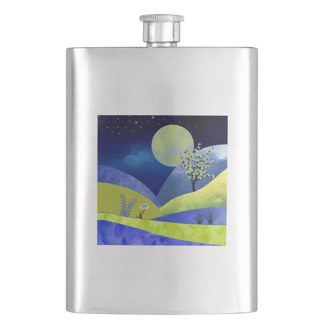 Spring Moonrise Flask (Front)