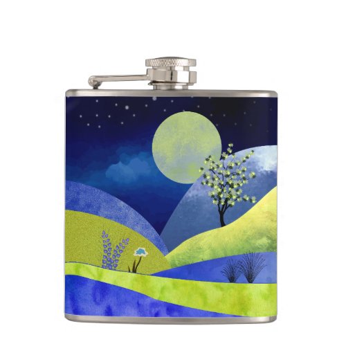 Spring Moonrise Flask