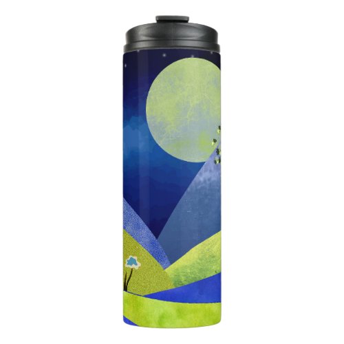 Spring Moonrise Thermal Tumbler