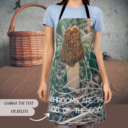 Spring Morel Mushroom Apron