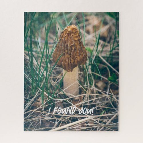 Spring Morel Mushroom Jigsaw Puzzle