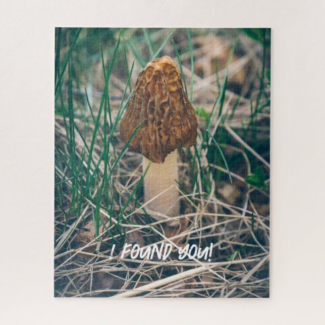 Spring Morel Mushroom Jigsaw Puzzle (Vertical)