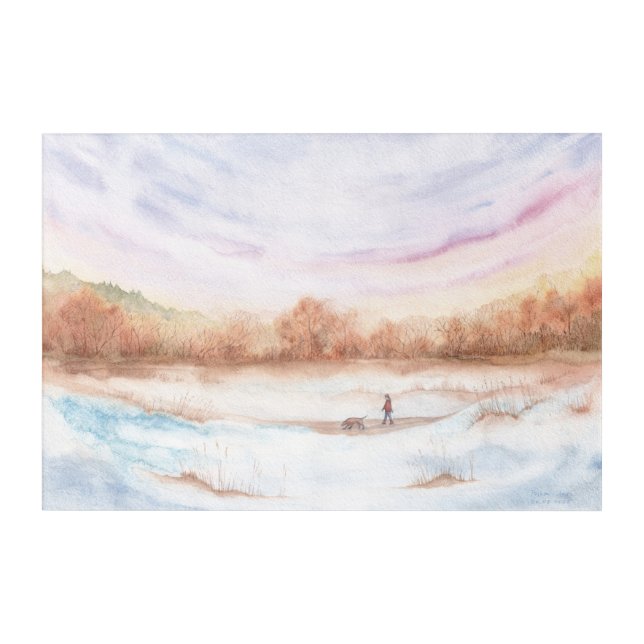 Spring Morning Acrylic Print (Front)