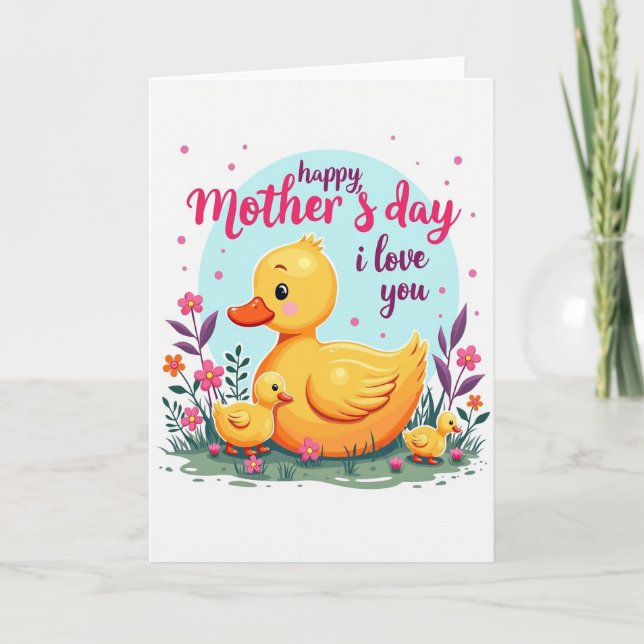 Spring Mothers Day Blossom Card (Front)