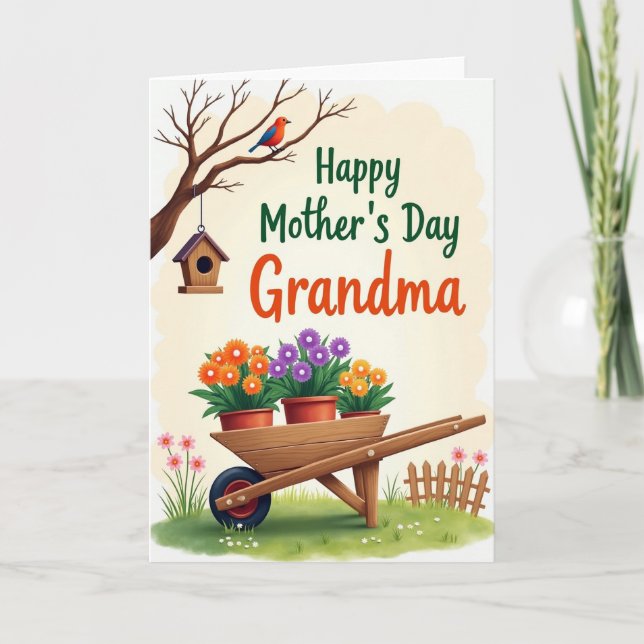 Spring Mothers Love Design Card (Front)
