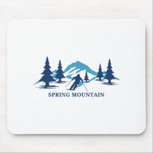 Spring Mountain Pennsylvania Ski Resort Skiing Ski Mouse Pad