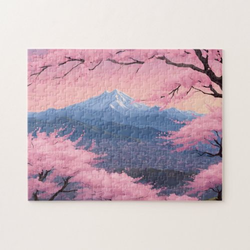 Spring Mountain View Jigsaw Puzzle