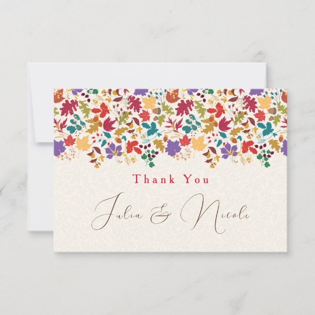 Spring Mustard Yellow Purple Meadow Flower Wedding (Front)