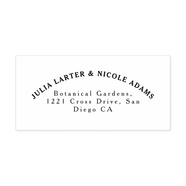 Spring Mustard Yellow Purple Meadow Flower Wedding Self-inking Stamp (Design)