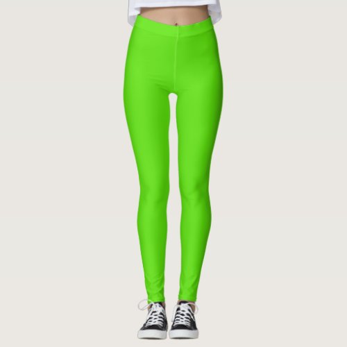 Spring Neon Green Leggings