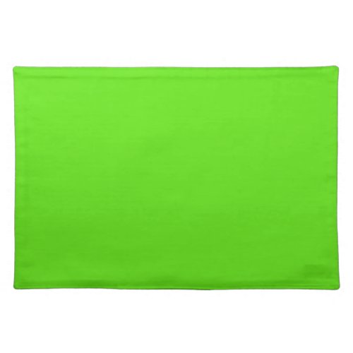 Spring Neon Green Placemats  20 x 14