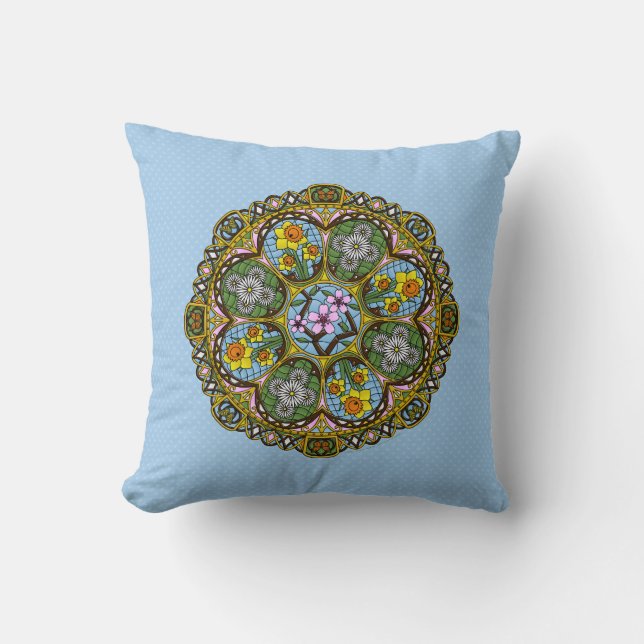 Spring Nouveau Pillow (Front)