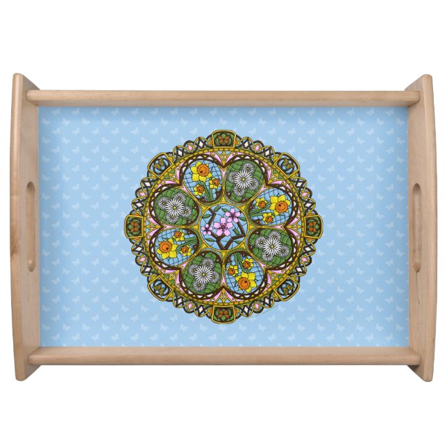 Spring Nouveau Serving Tray (Front)