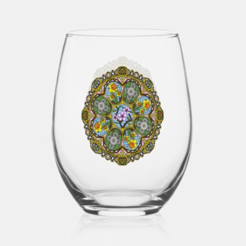 Spring Nouveau Stemless Wine Glass