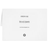 Spring Oak Cards (Back Horizontal)