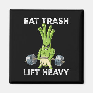 Spring Onion Gym Weight Training Eat Trash Lift He Magnet