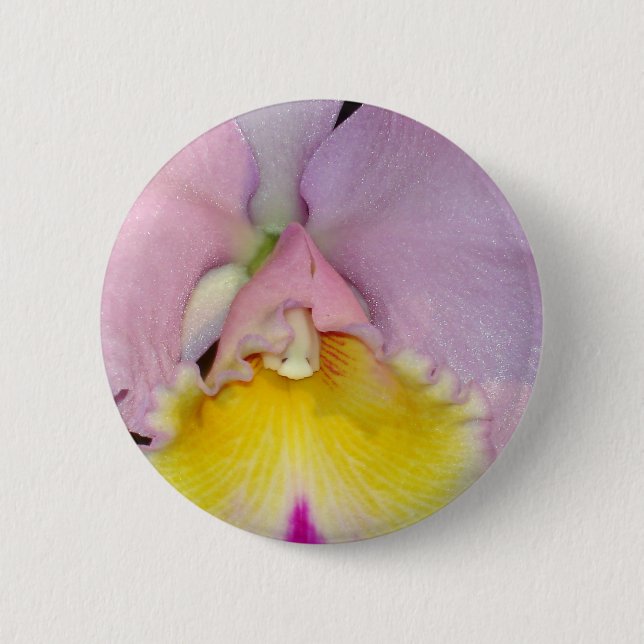 Spring Orchid Button (Front)
