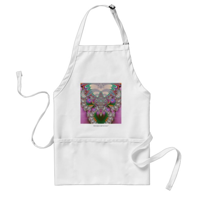 Spring Owl Adult Apron (Front)