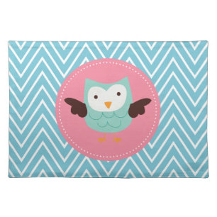 Spring Owl Cloth Placemat