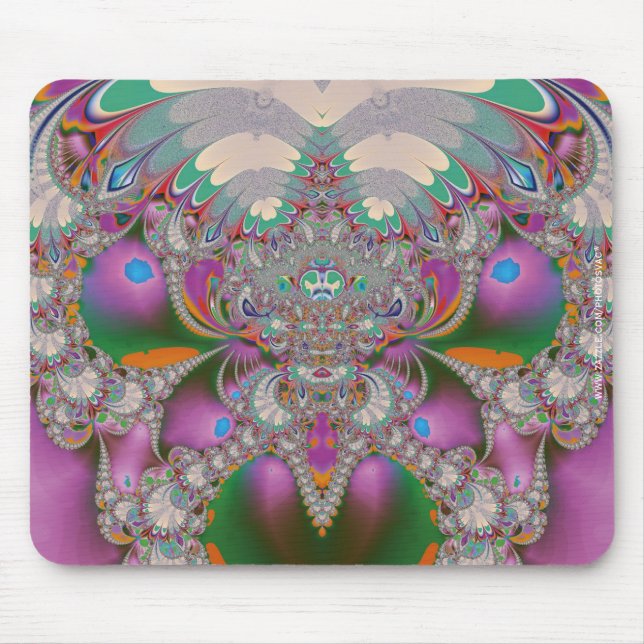 Spring Owl Mouse Pad (Front)