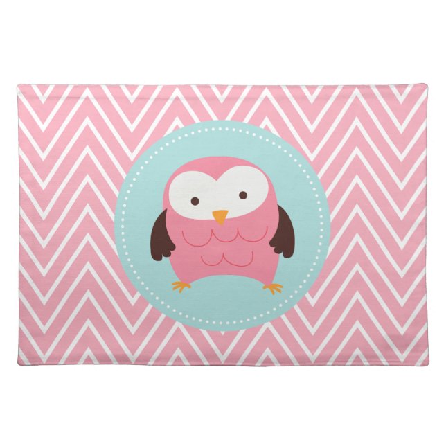 Spring Owl Placemat (Front)