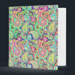 Spring paisley 3 ring binder<br><div class="desc">spring paisley</div>