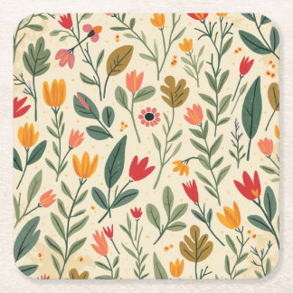 Spring Paper Coaster