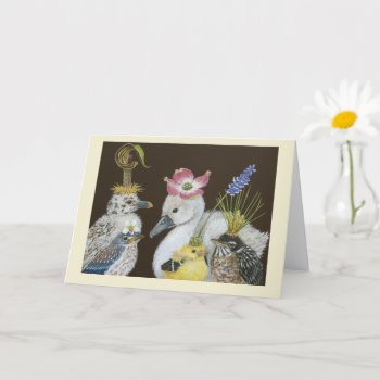 Spring Party Card by vickisawyer at Zazzle