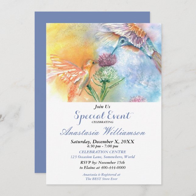 SPRING PARTY EVENT INVITE (Front/Back)