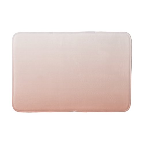 spring pastel color blush peach ombre dusty pink bath mat