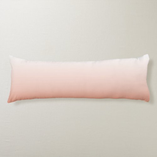 spring pastel color blush peach ombre dusty pink body pillow