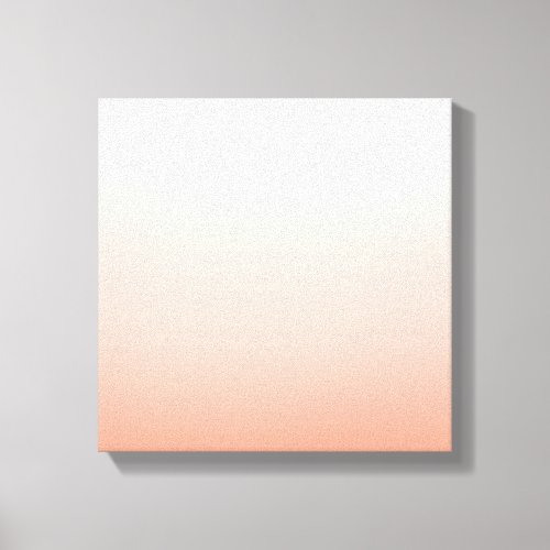 spring pastel color blush peach ombre dusty pink canvas print