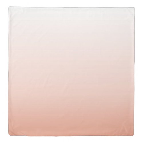spring pastel color blush peach ombre dusty pink duvet cover