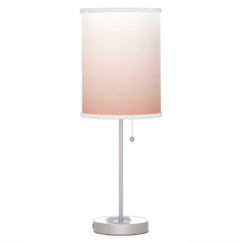 spring pastel color blush peach ombre dusty pink table lamp