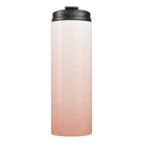 spring pastel color blush peach ombre dusty pink thermal tumbler