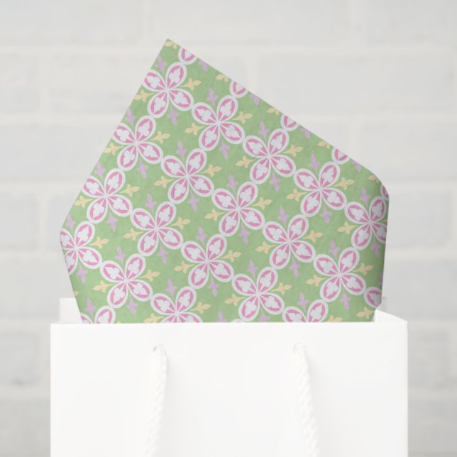Spring Pastel Color Patterns Easter Sweet Tissue Paper (Gift Bag)