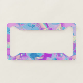 Spring Pastel License Plate Frame