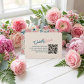 Spring Pastel Petals Enclosure Card