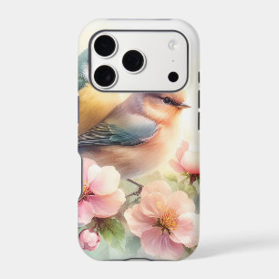 Spring Pastel Sweet Love Birds Blossoms Flowers iPhone 17 Pro Case