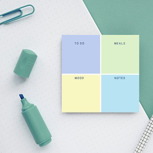 Spring Pastels Daily Organizing Post_it Notes