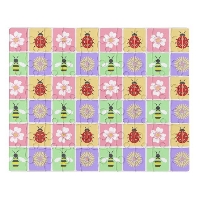 Spring Patches Acrylic Puzzle (Puzzle Horizontal)