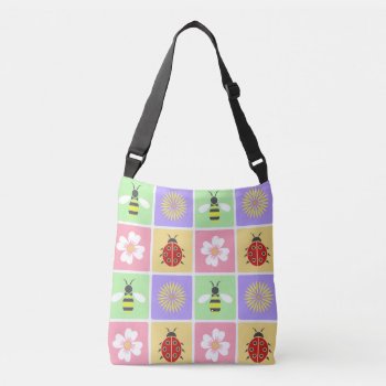 Spring Patches All-over-print Bag by ValerieDesigns3 at Zazzle